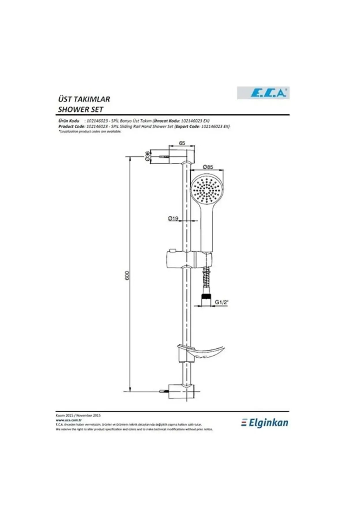 Spil Hareketli Banyo Üst Takım 102146023