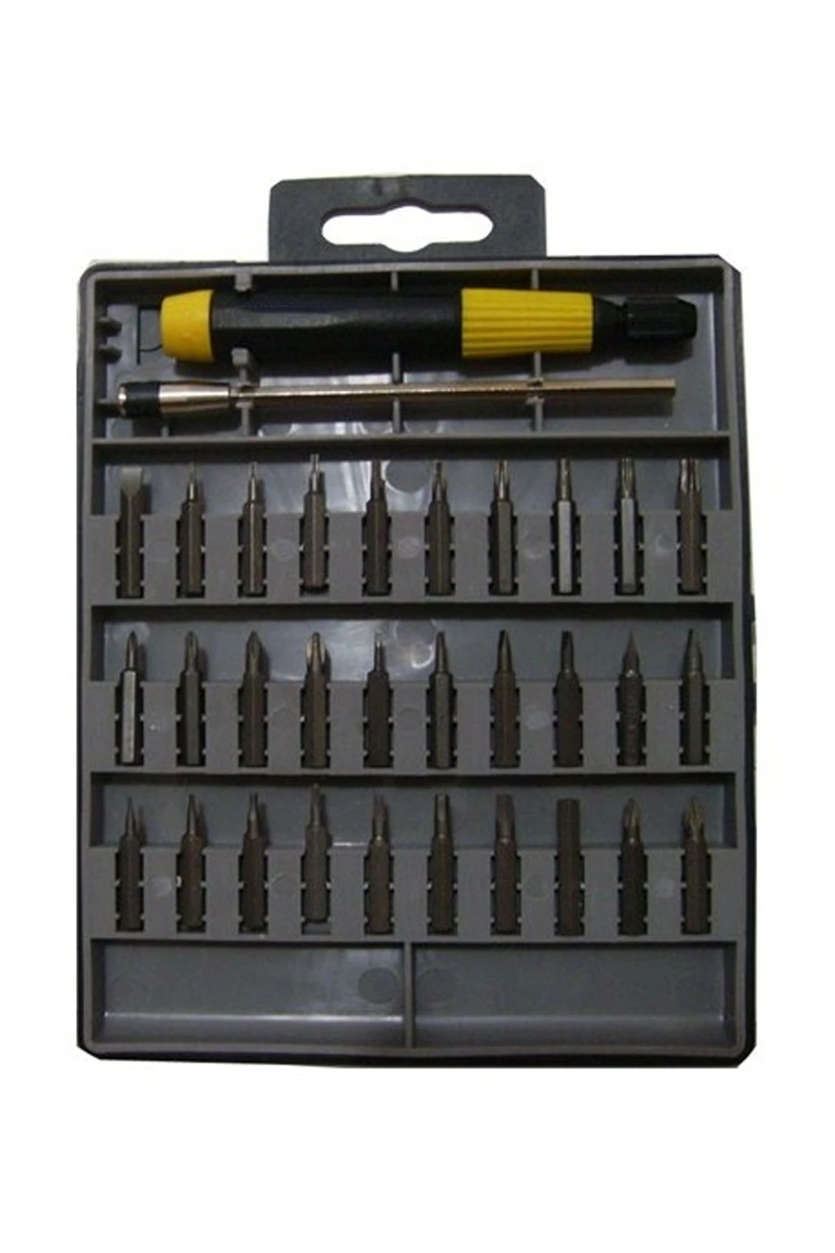30 Parça Tornavida Seti Yıldız Düz Uçlar Tornavida Seti