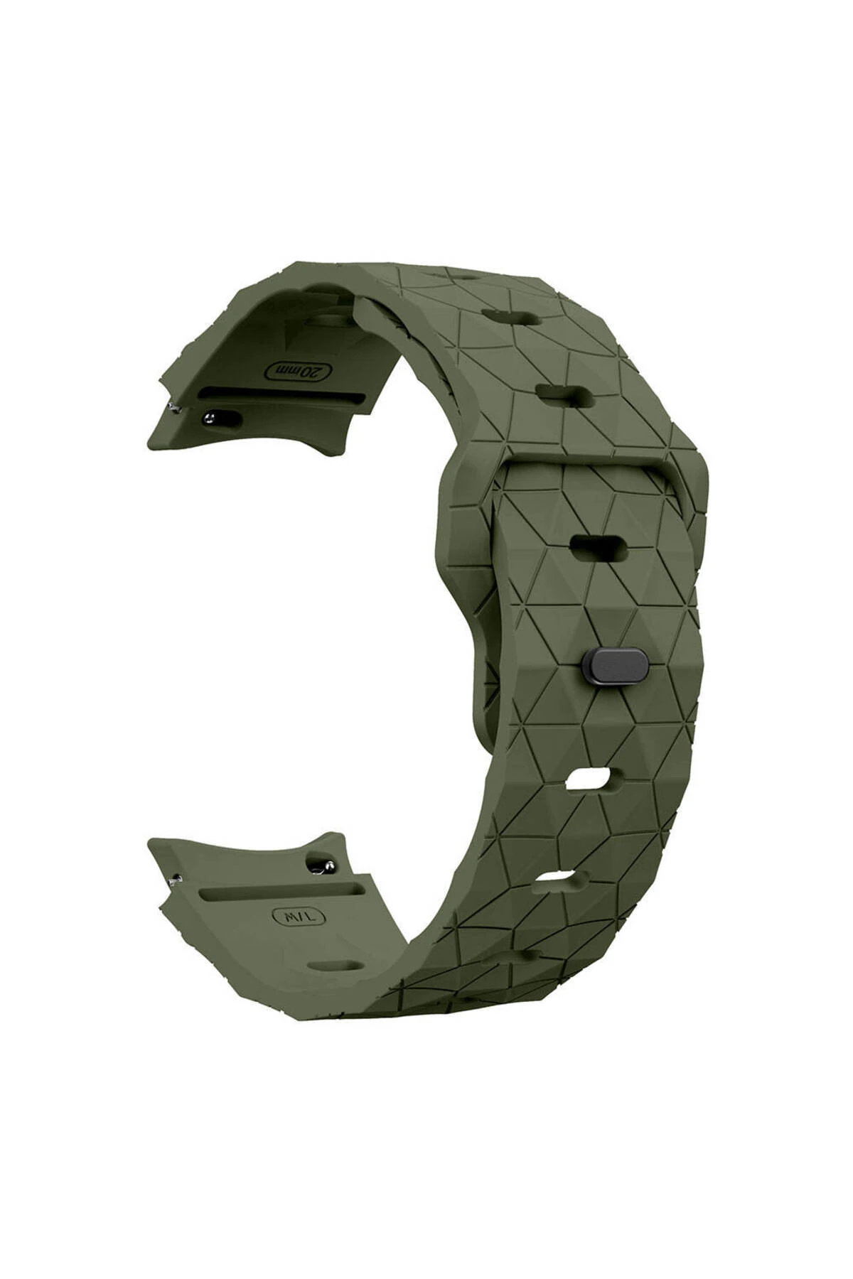 Samsung Galaxy Watch 4 Classic 40mm Kordon Kayış Prizma Desen Silikon KRD-116