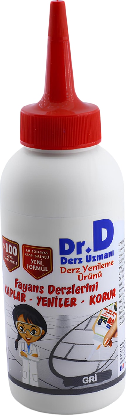 Fayans Arası (ANTRASİT GRİ RENK) Hazır Derz Dolgusu 200 gr Tamir Derz Yenileme Dolgusu