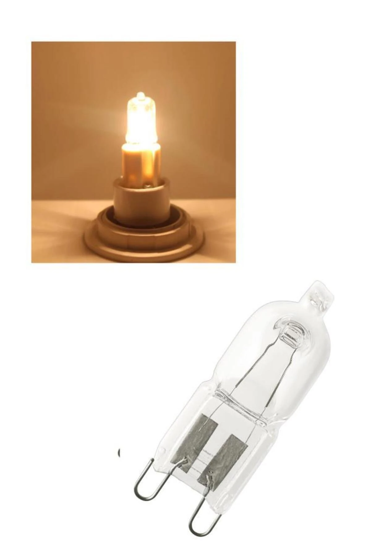 G9 Halojen 220v 33w = 40w 460 Lümen Halopın