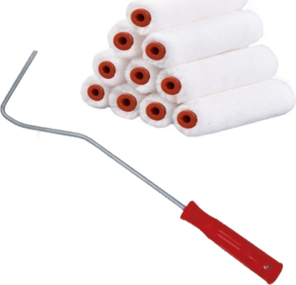 10 cm Epoksi Rulo Ithal 10 Adet Isonem MS82 Thermalpaint Sıvı Cam Vernik Antipas Rulosu