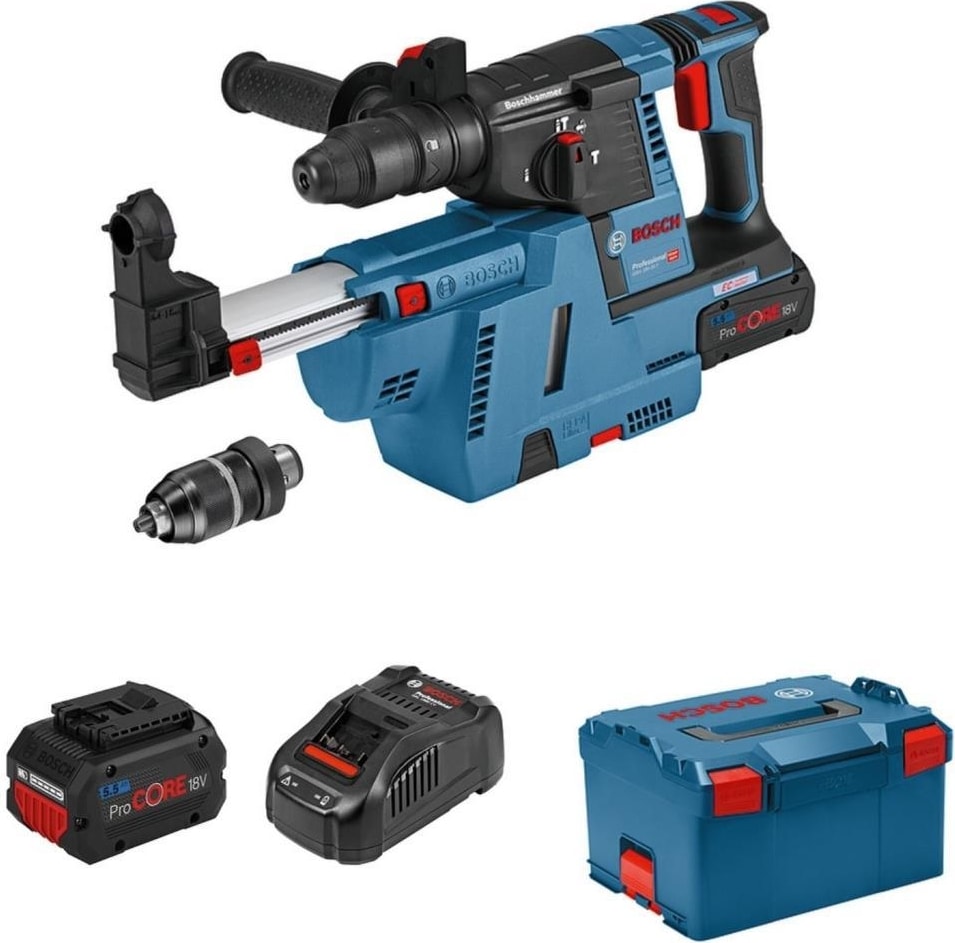 BOSCH Gbh 18V-26F Akülü Toz Emmeli Sds Plus Kırıcı Delici 061191000G
