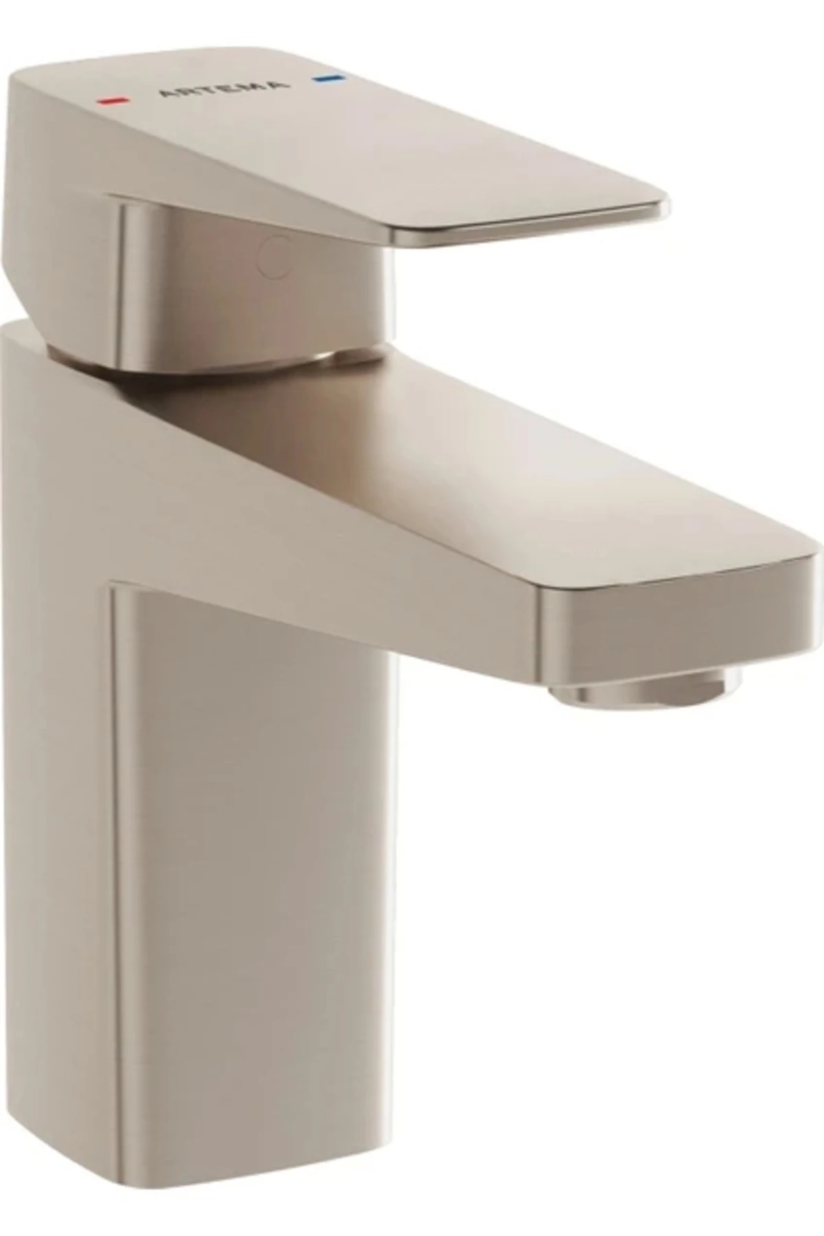 Root A4273234 Square Lavabo Bataryası Fırçalı Nikel