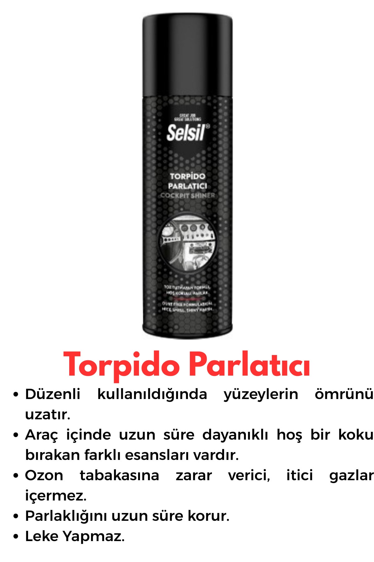 Oto Bakım Seti Lastik Parlatıcı Torpido Parlatıcı Klima Temizleme Spreyi Araç Temizleme Seti