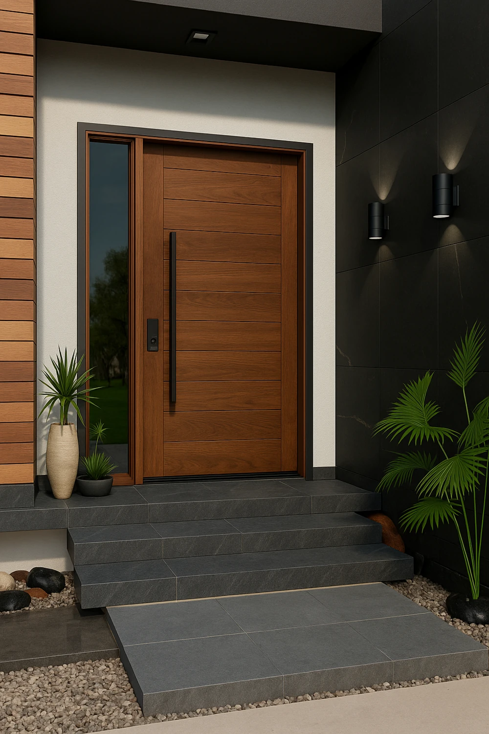 Çelik Kapı Villa Kapısı Greenwood