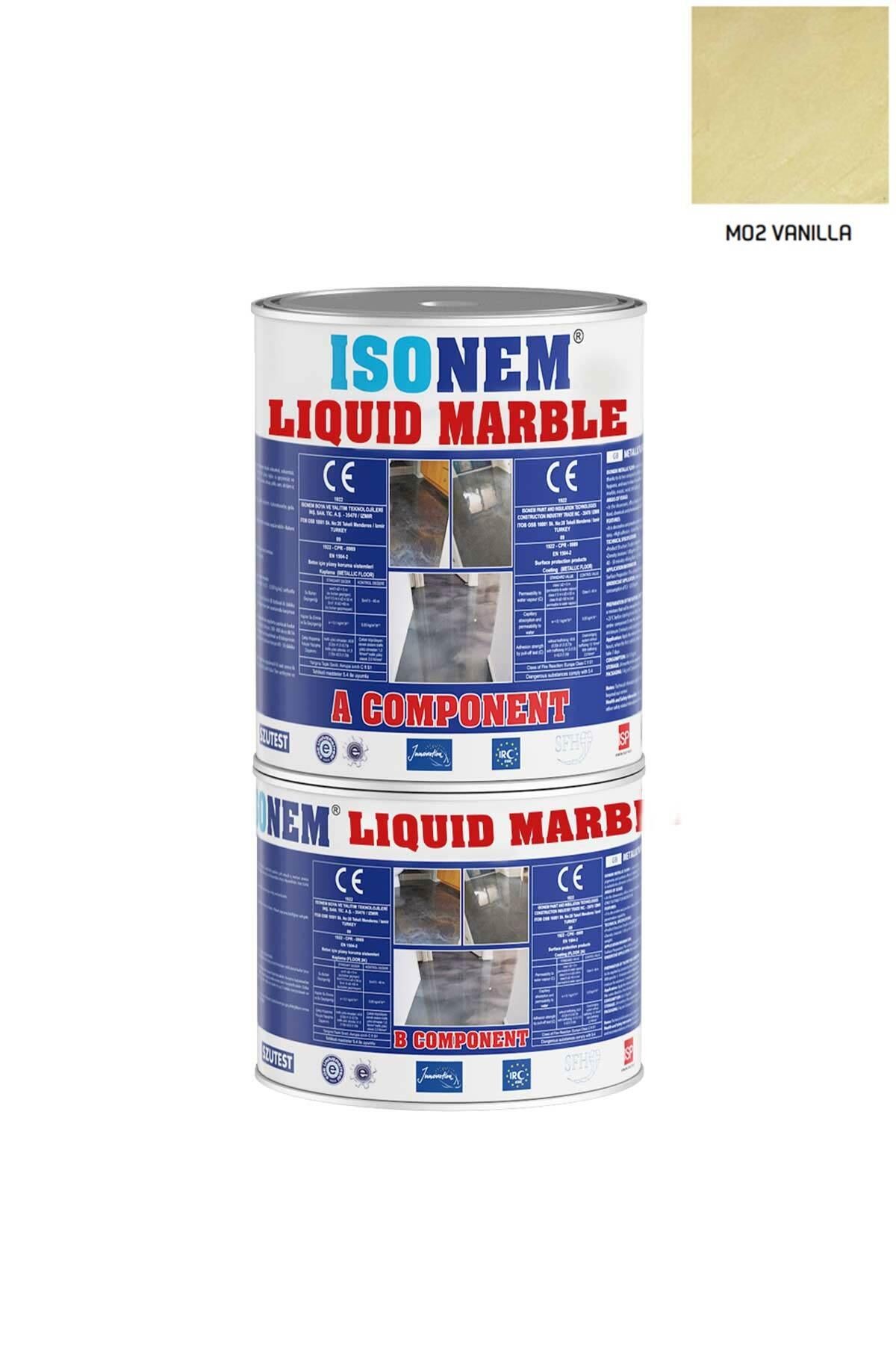 Isonem Liquid Marble Sıvı Mermer 1 kg M02 VANILLA