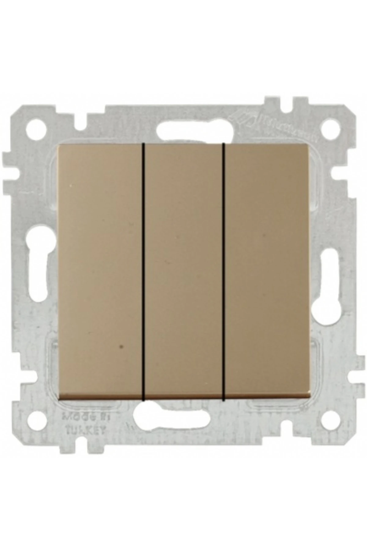 Rita Antik Altın Mekanizma Tuş Üçlü Anahtar (VİDALI)