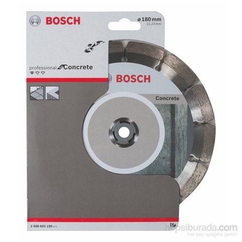 BOSCH 2608602199 Beton Zeminler İçin Elmas Testere 180 Mm