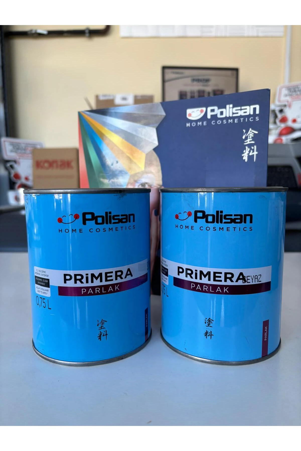 POLİSAN PRİMERA YAĞLI BOYA HAVAİ MAVİ 0,75 ML