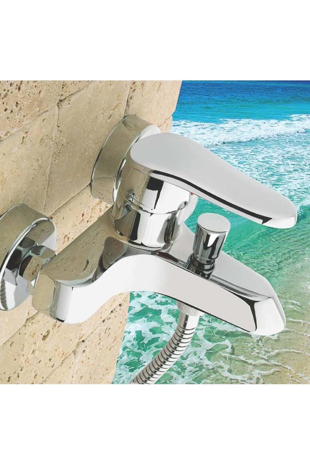 Denver Yağmurlama Duş set ve Elmas Banyo Bataryası Set (2li Set)