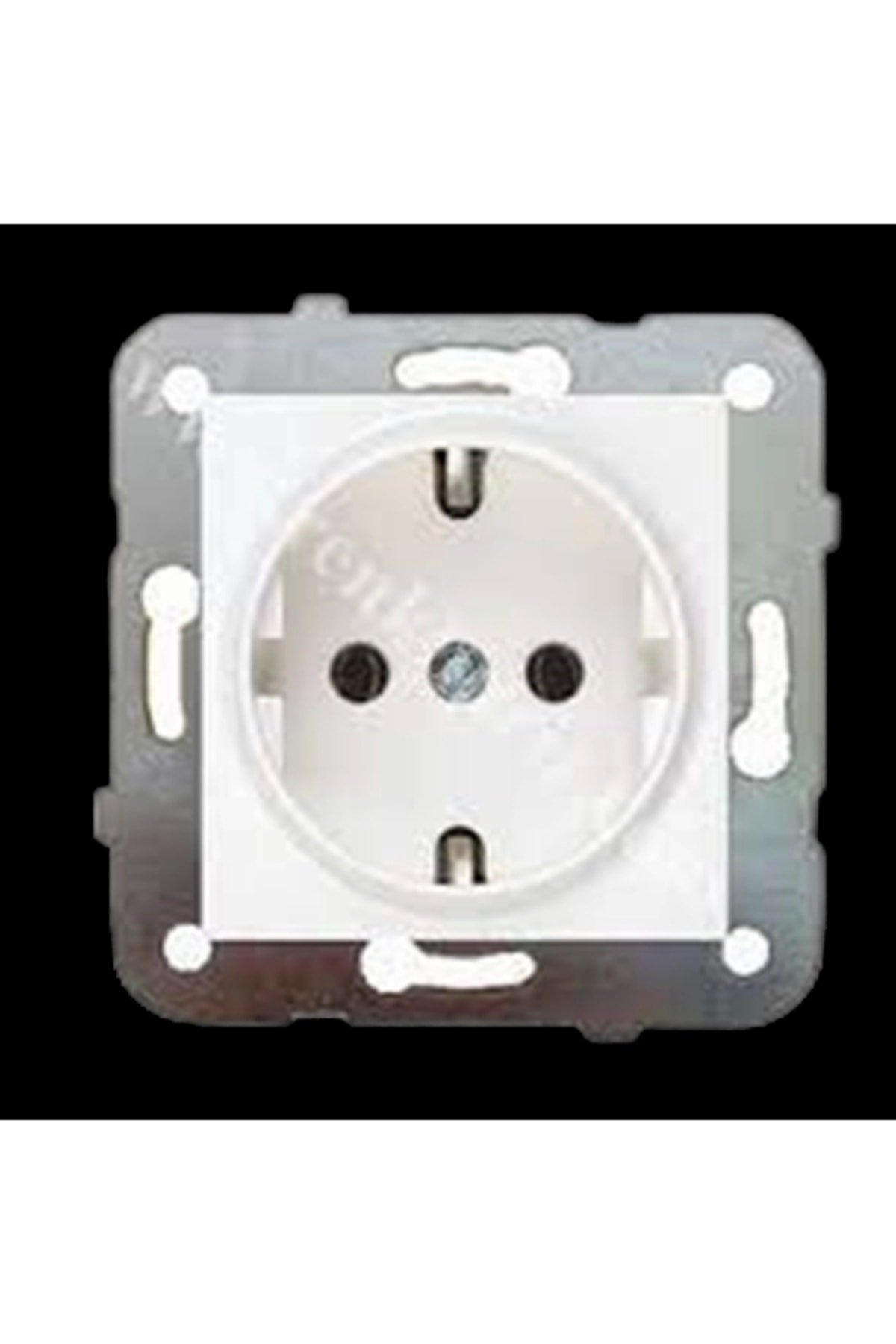 Viko Karre / Meridian Beyaz Topraklı Priz (ÇERÇEVESİZ)