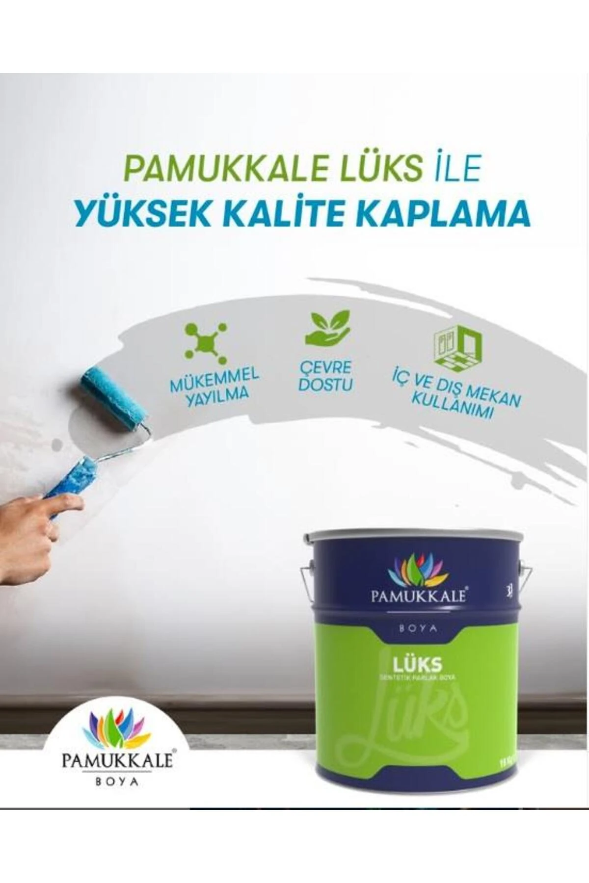 Lüks Parlak Sentetik Yağlı Boya 2.5 Lt Antrasit Gri Ral 7016