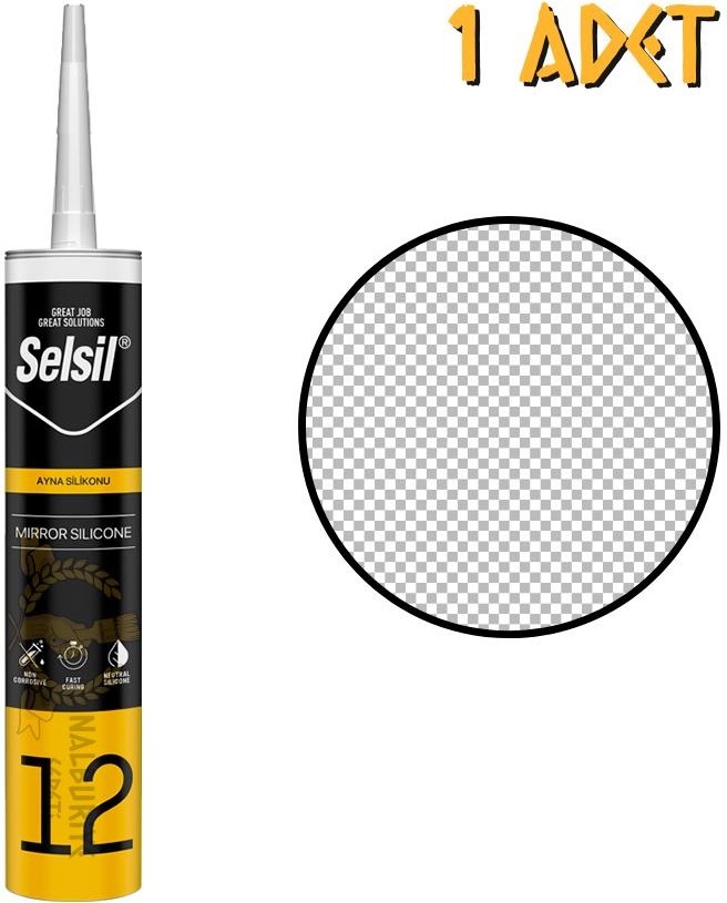 Güçlü Ayna Silikonu Şeffaf 280 Ml. - 1 Adet