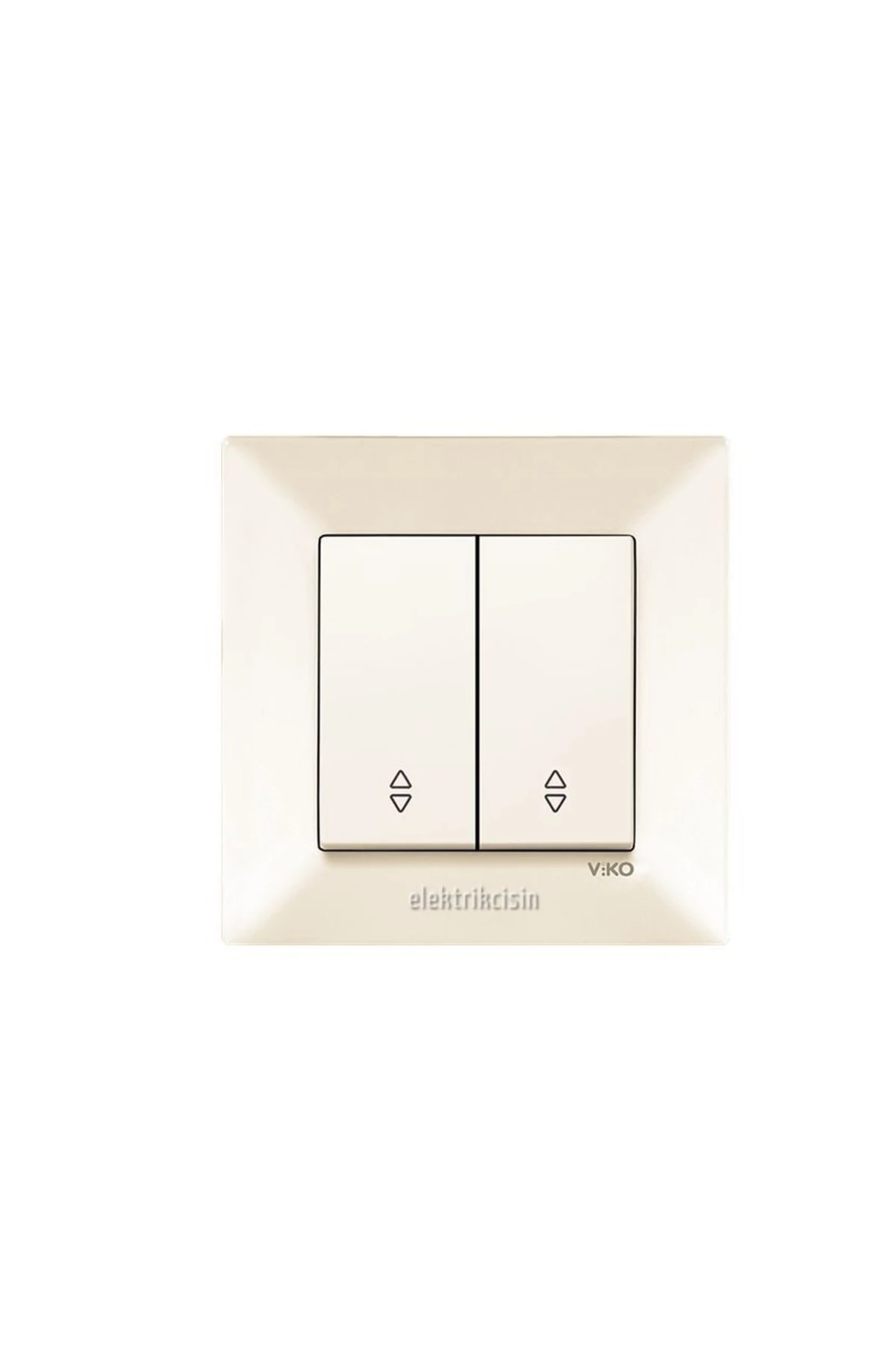 Meridian Krem Ikili Vavien (komütatör Vavien) (çerçeve Dahil) 5 Adet