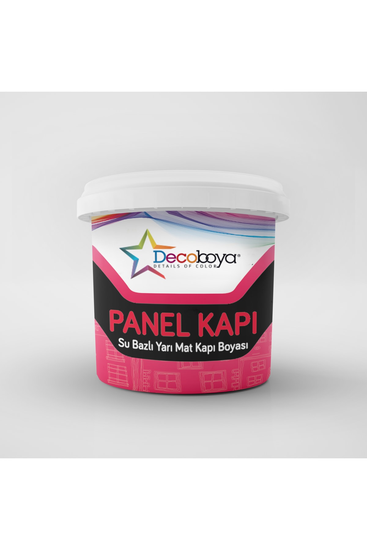 Su Bazlı Panel Kapı Boyası 0.75Lt / 1Kg Beyaz