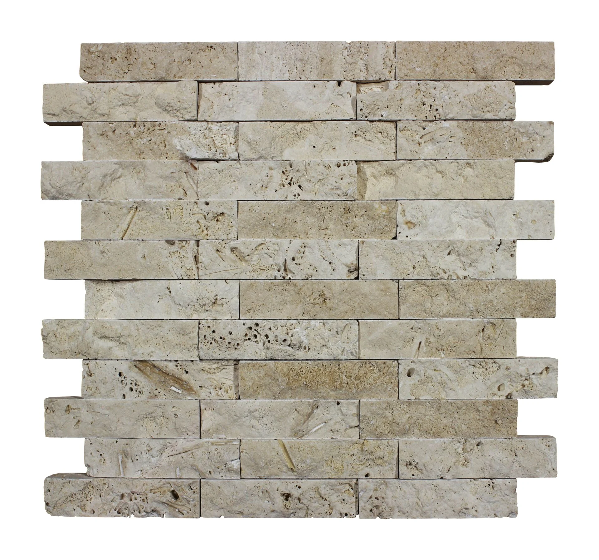 Light Traverten Patlatma Mozaik