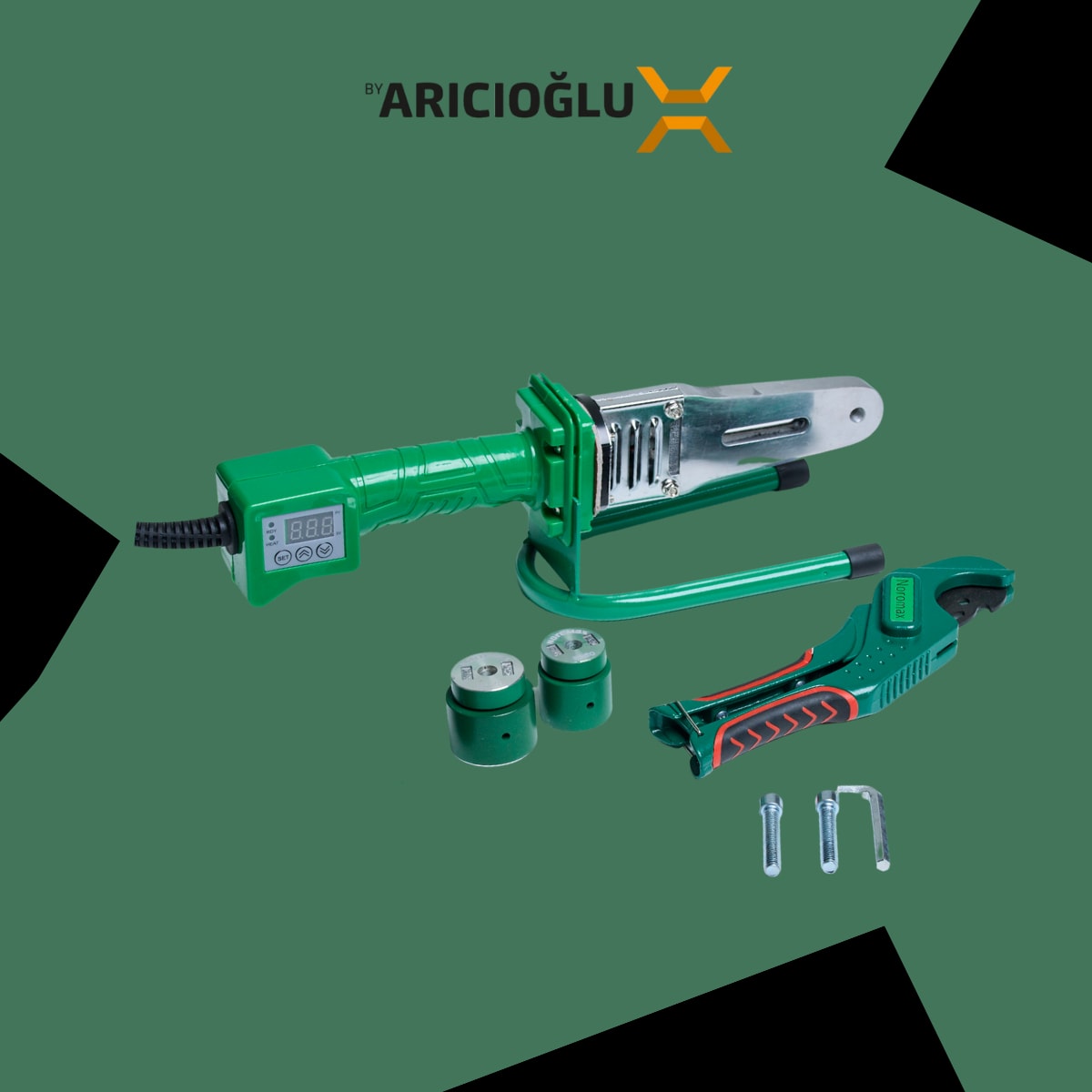 Nr-01 Set 2 1000W Mini Tasarım 340 Derece Dijital Boru Kaynak Makinası