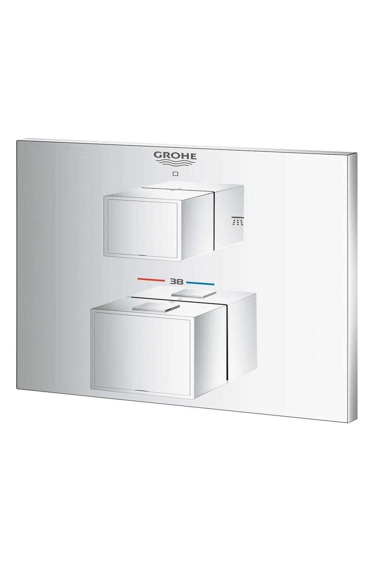 Grohtherm Cube Termostatik Banyo Duş Bataryası 2 Çıkışlı Di