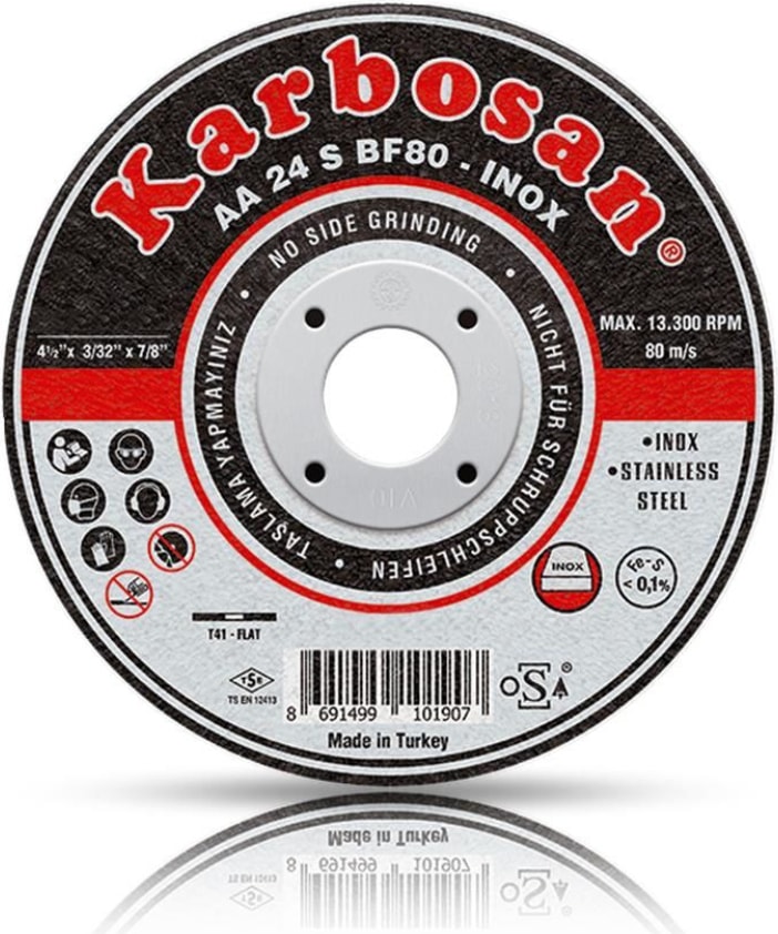 KARBOSAN 180X1.9 Inox-Thinline Kesme Taşı