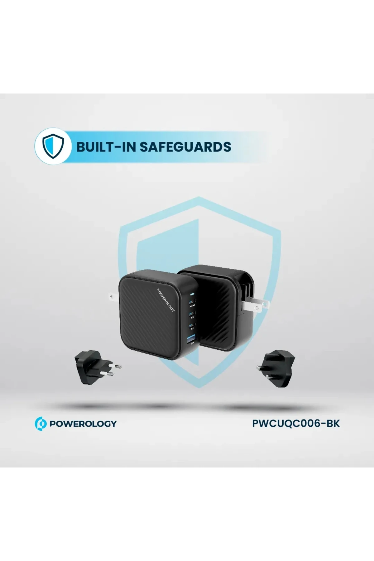 100W Üçlü PD + 1 QC3.0 Dünya Seyahat Şarj Kiti