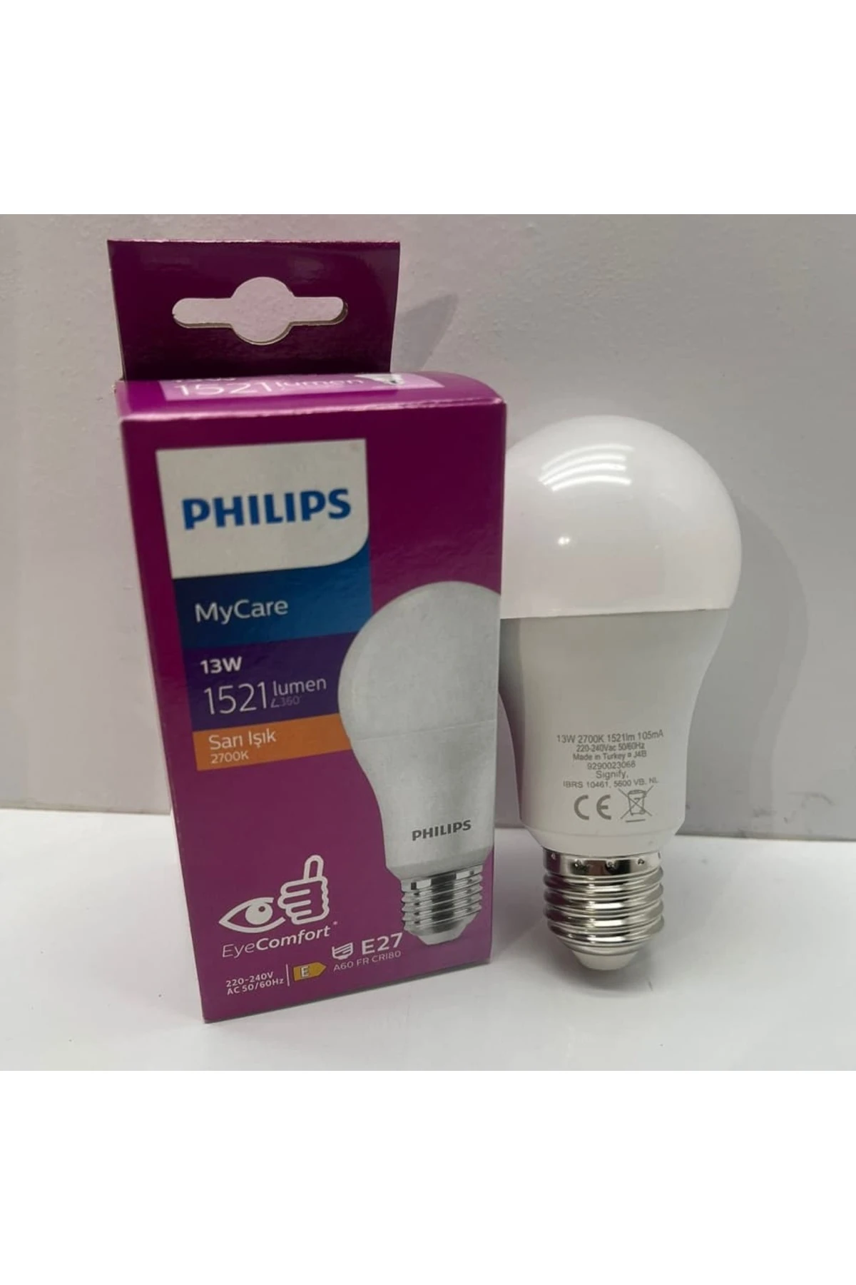 Mycare 13 W 2700K Sarı Işık E27 LED Ampul