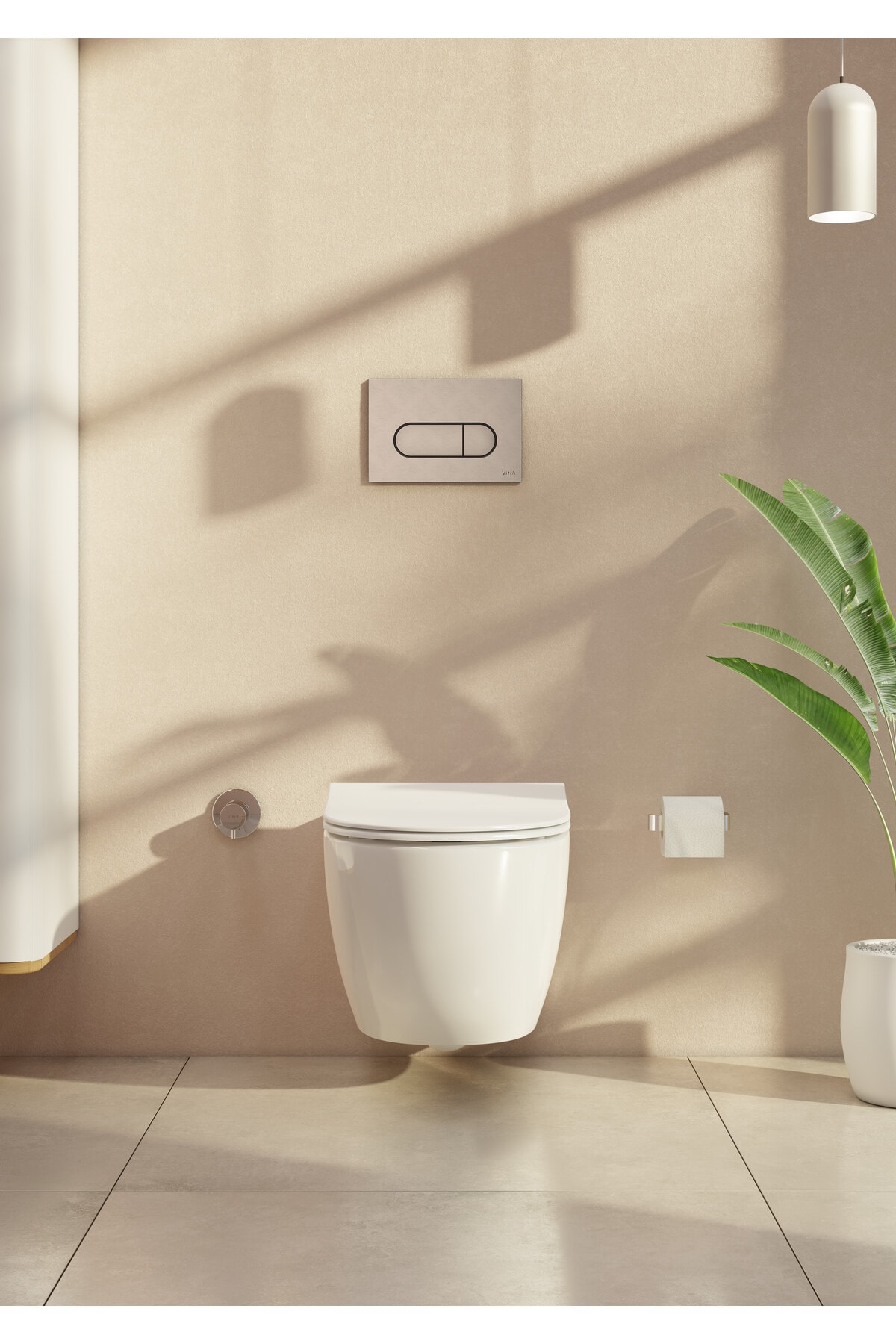 Root Round 740-2295 Kumanda Paneli, Fırçalı Nikel