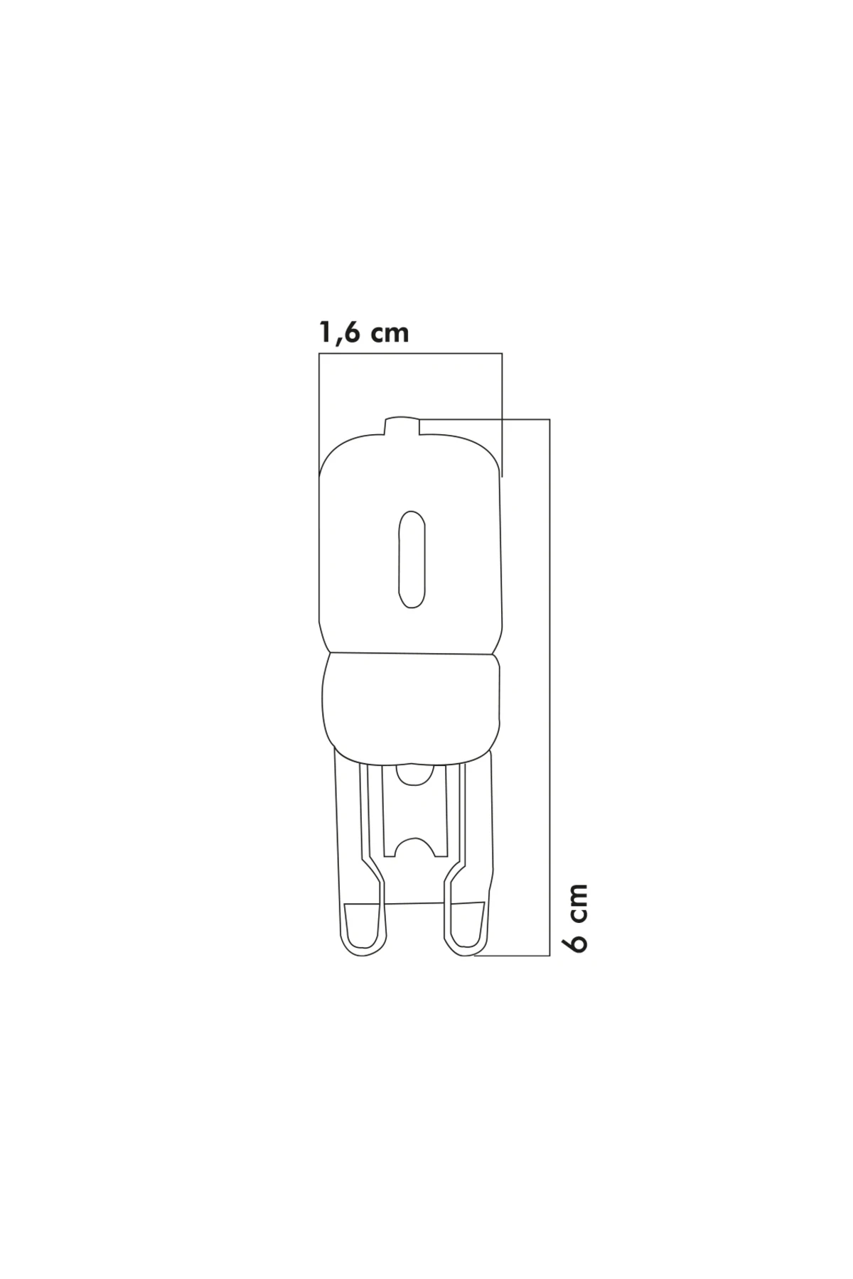 Smd Led Ampul G9 3W 3000k Gün Işığı ERD-263