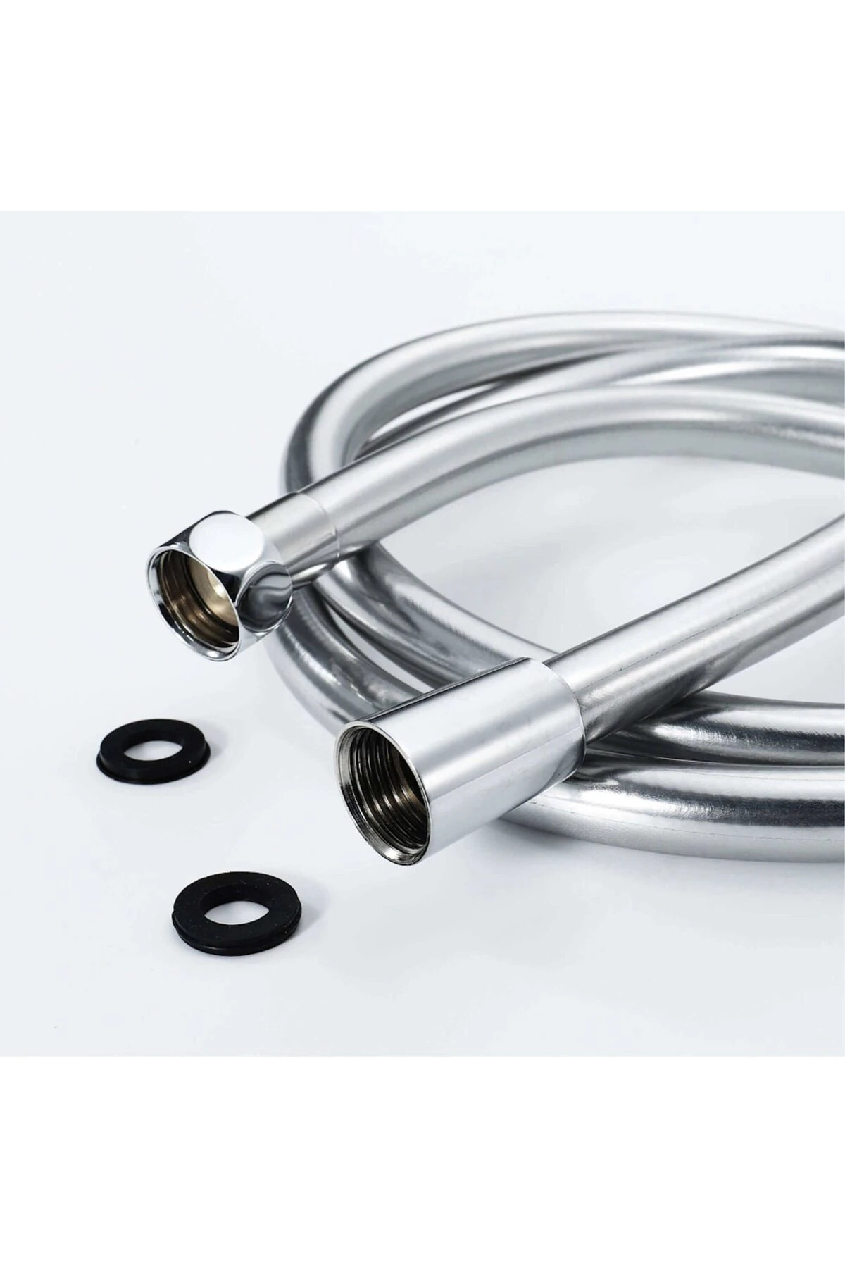 PVC Silver Duş Hortumu 150 cm Pirinç Somon KDH103