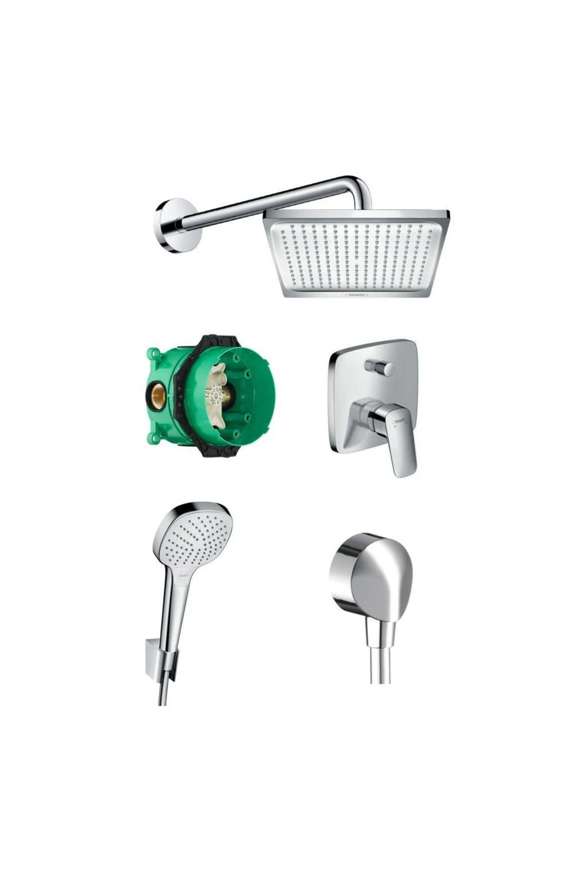 Logis Ankastre Banyo Seti - Krom