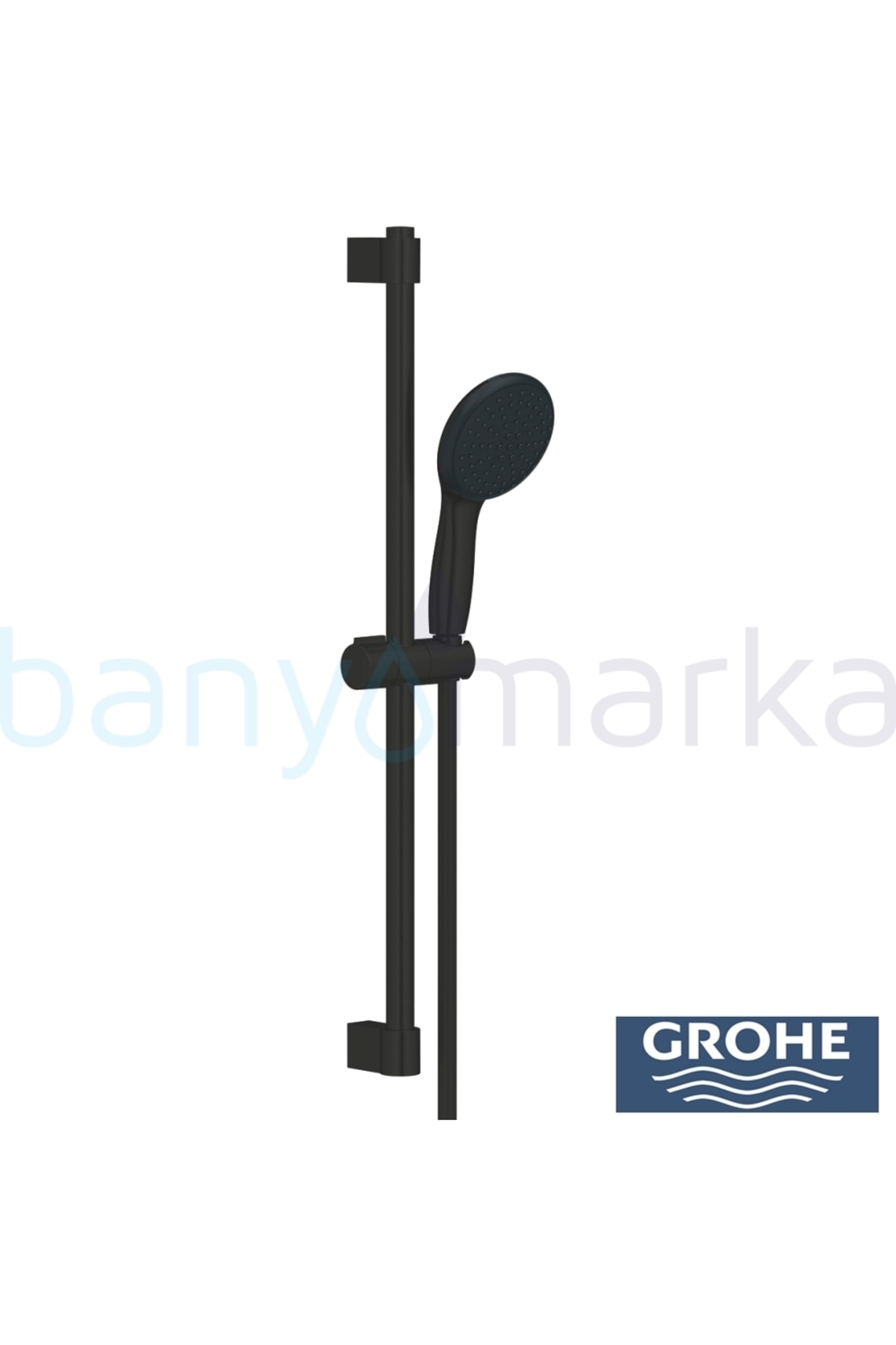 Tempesta 110 Sürgülü Duş Seti, 2 Akışlı, Mat Siyah - 261622433