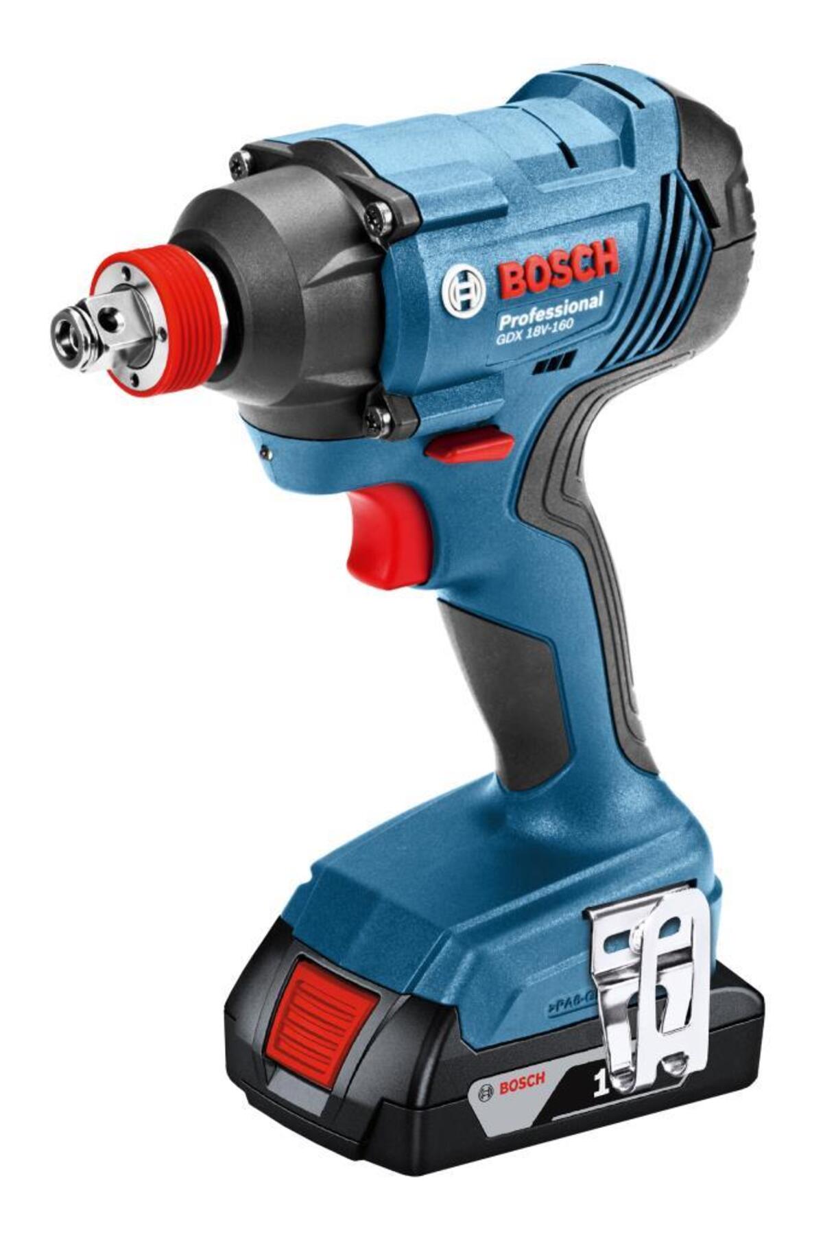 BOSCH Gsr 18v-50 Akülü Vidalama Gdx 180 Somun Sıkma (2X5.0AH) Akülü Set