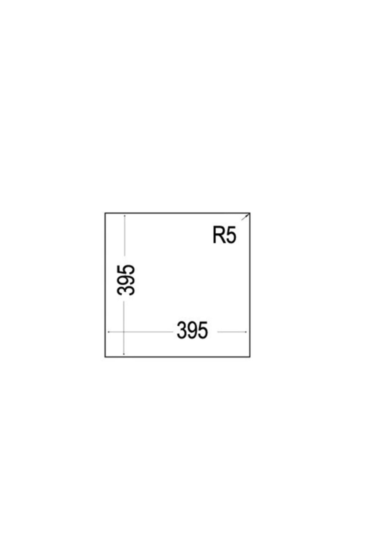 Siyah Square 50.40 Tg Tek Gözlü Damlalıksız Granit Eviye (.115230020)