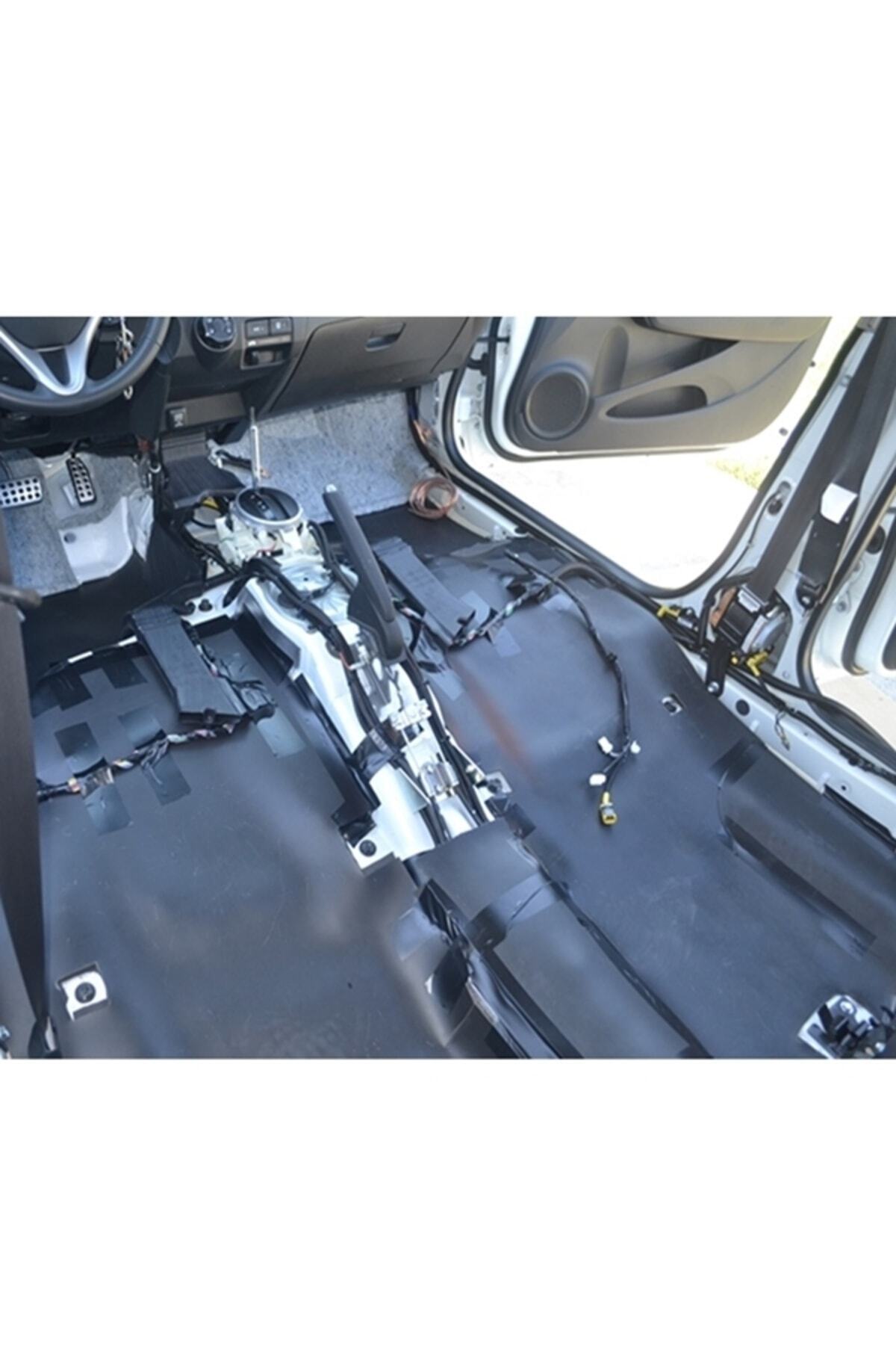 9mm- 100cmx120cm ( 1,2m2 )kendinden Yapışkan Araç Kaput Altı Oto Ses Kauçuk Izolasyon Ev Karavan