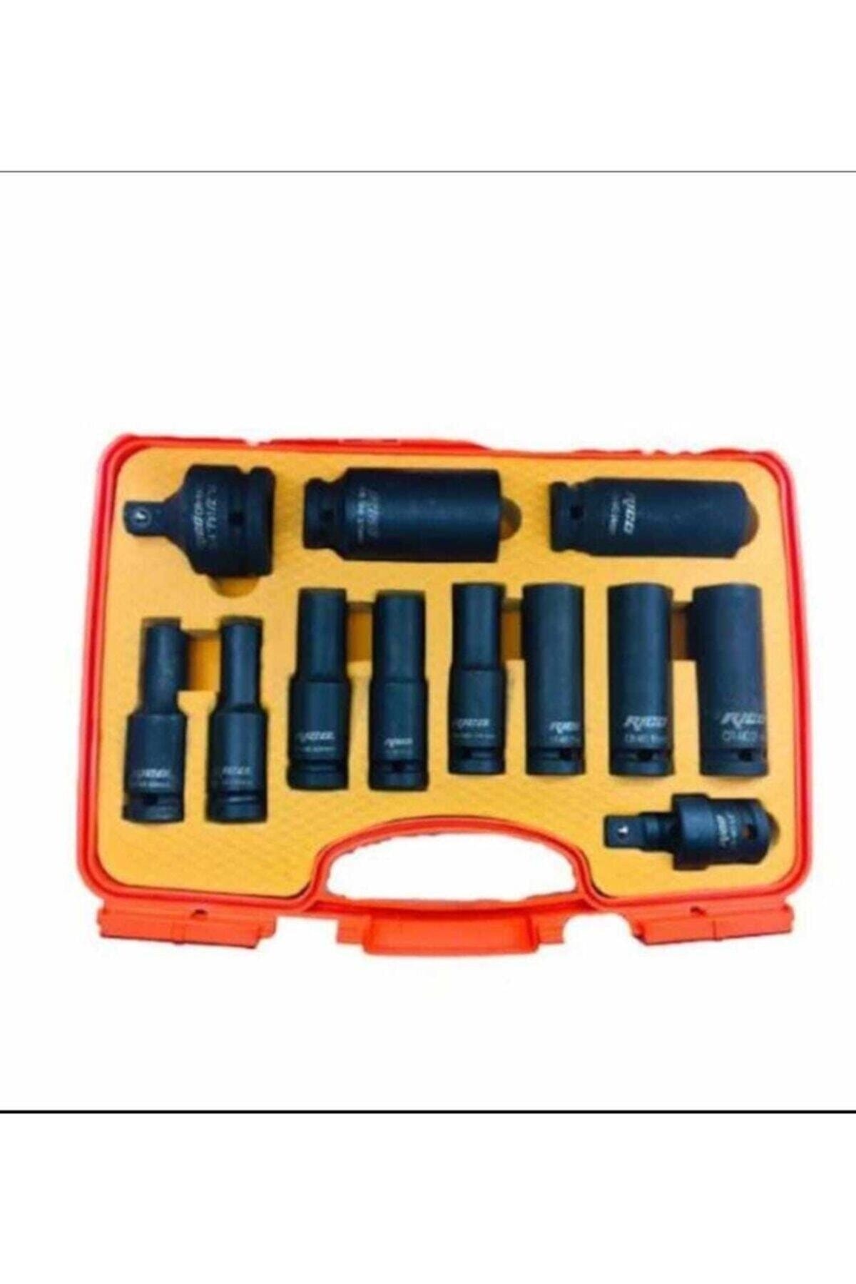 RİCO 1/2 Profesyonel 12 Parça Havalı Derin Lokma Seti 022-rc2333