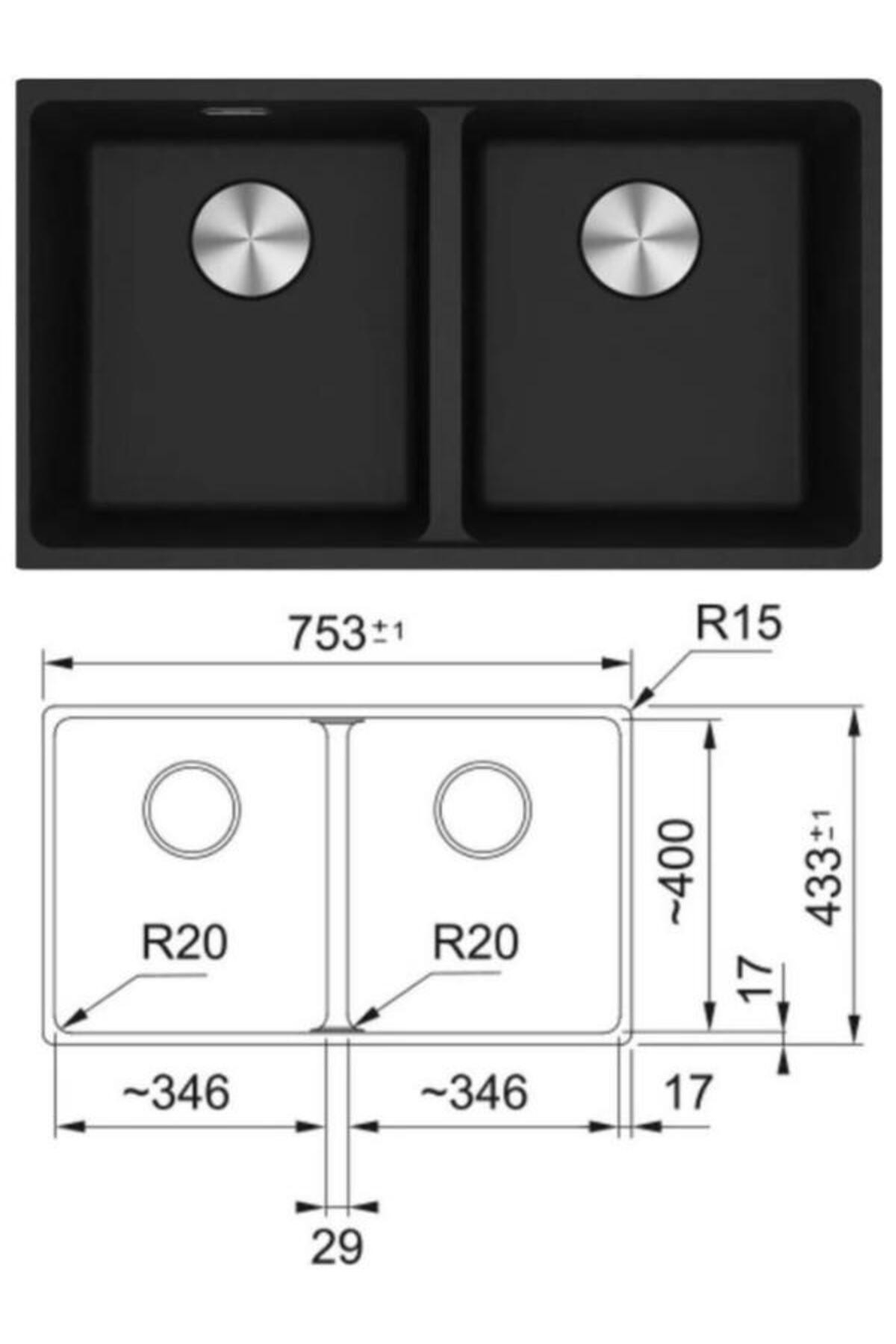 Mrg 120-35-35/active Plus Doccia 2.0/comfort Sıvı Sabunluk Eviye Armatür Seti (NERO)