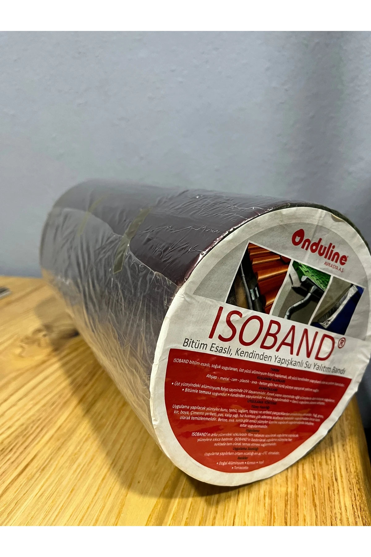 Onduline ISOBAND 30 cm x 10 m Bitüm Esaslı Kendinden Yapışkanlı Su Yalıtım Bandı