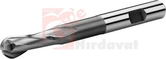 Pld Iki Ağızlı Uzun Küresel Freze 24MM Hss