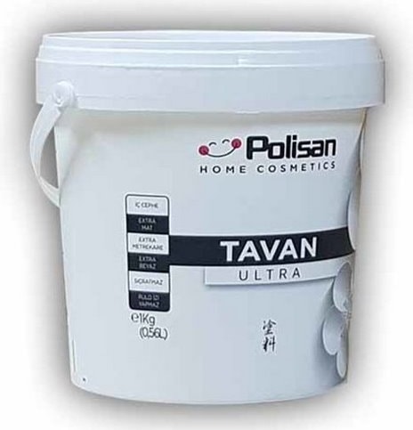 POLİSAN Tavan Ultra 1kg (0,56L) Beyaz