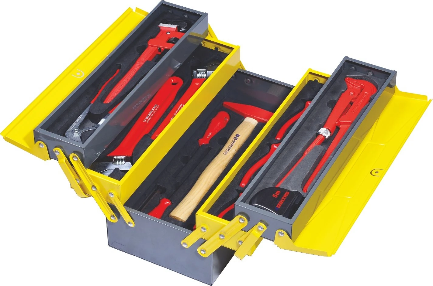 Izeltaş Tesisatçı Takım Çantası 28 Parça 5 Gözlü