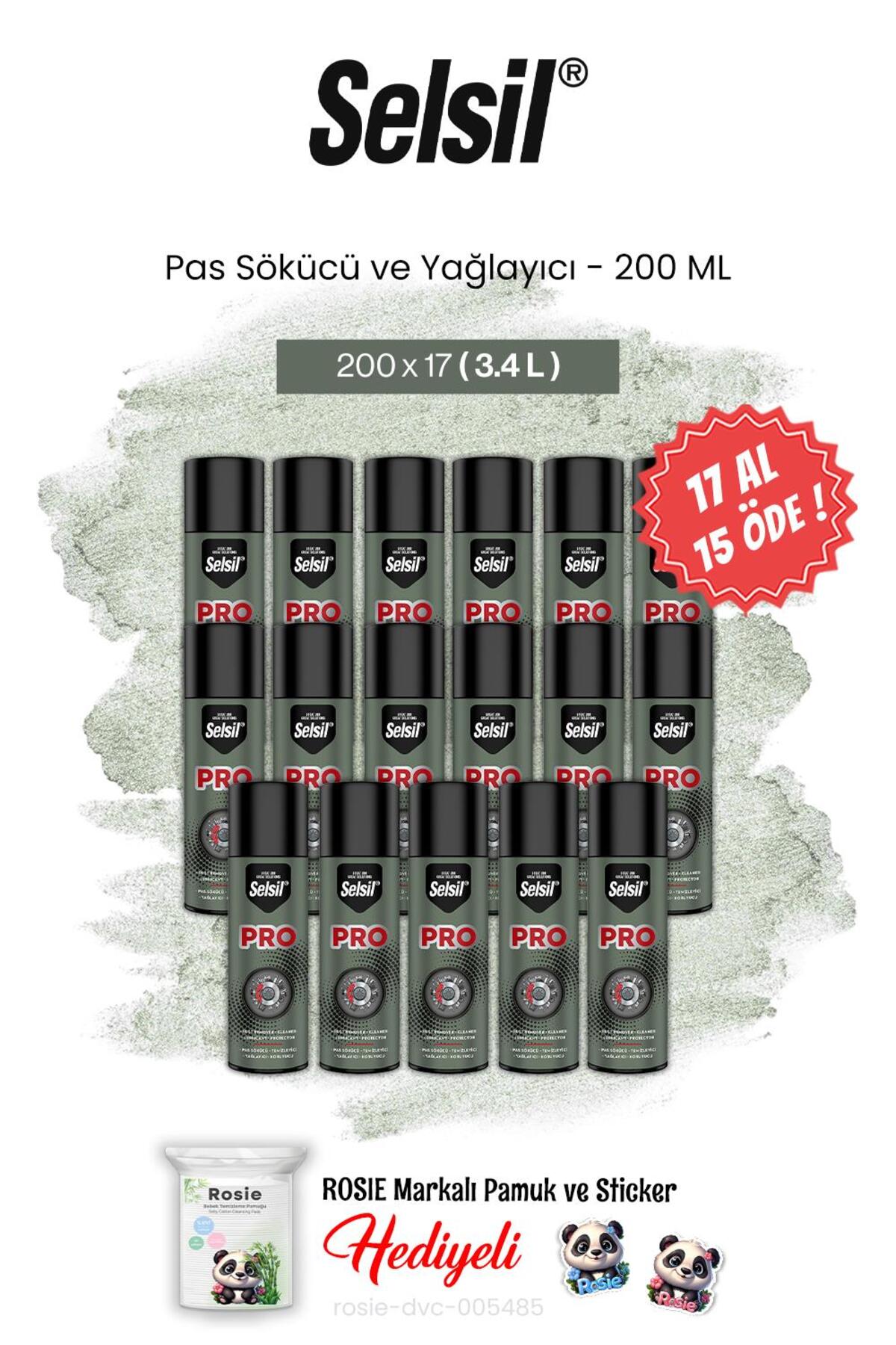 200 ml Pas Sökücü ve Yağlayıcı 17 AL 15 ÖDE ve rosie pamuk