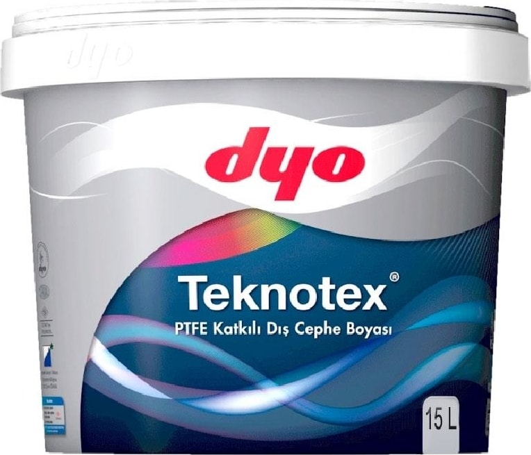 DYO Teknotex Teflonlu Dış Cephe Boyası 15 Lt Beyaz