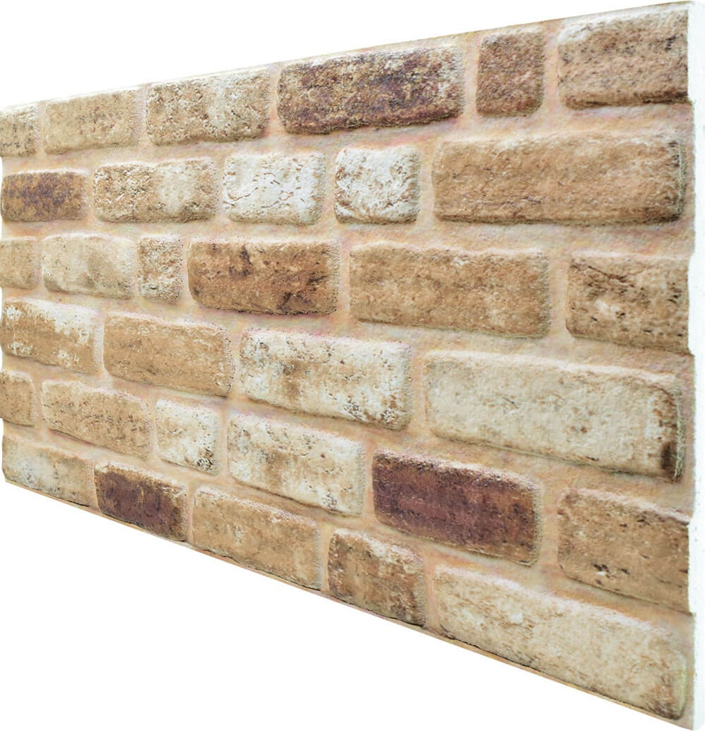 5 Adet (2,5m2) x Tuğla Desenli 3 Boyutlu Renkli Strafor Köpük Duvar Kaplama Paneli (BR-556)