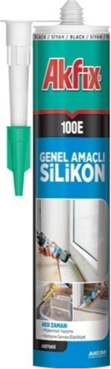 100E Genel Amaçlı Silikon 280ML Gri