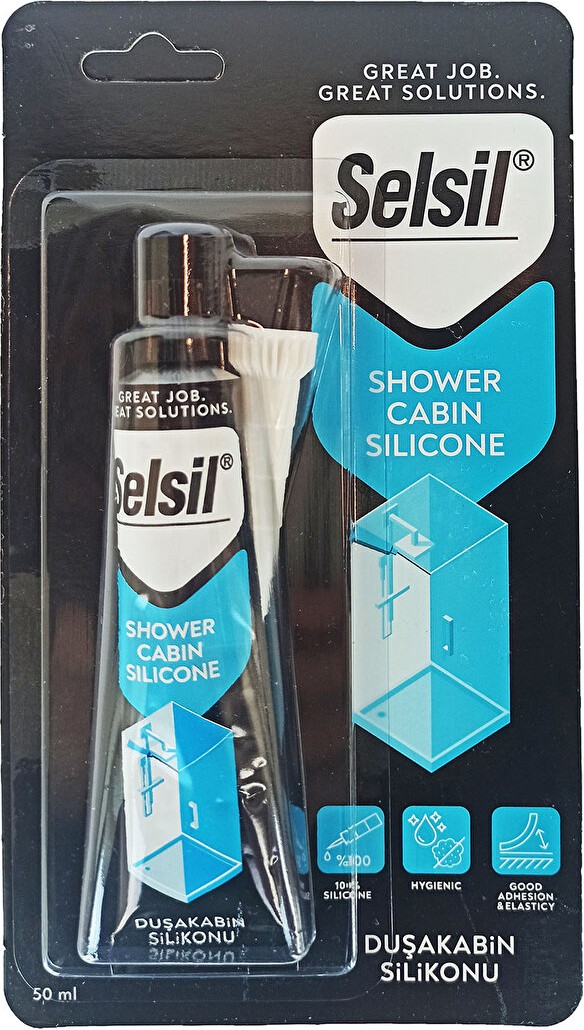 Duşakabin Silikonu Şeffaf 50 ml