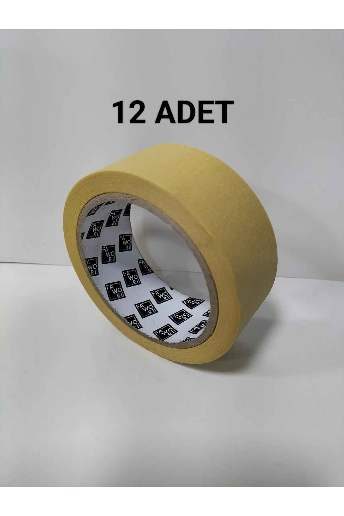 Kağıt Bant Boya Maskeleme Bandı 38 mm x 30 Metre - 12 ADET