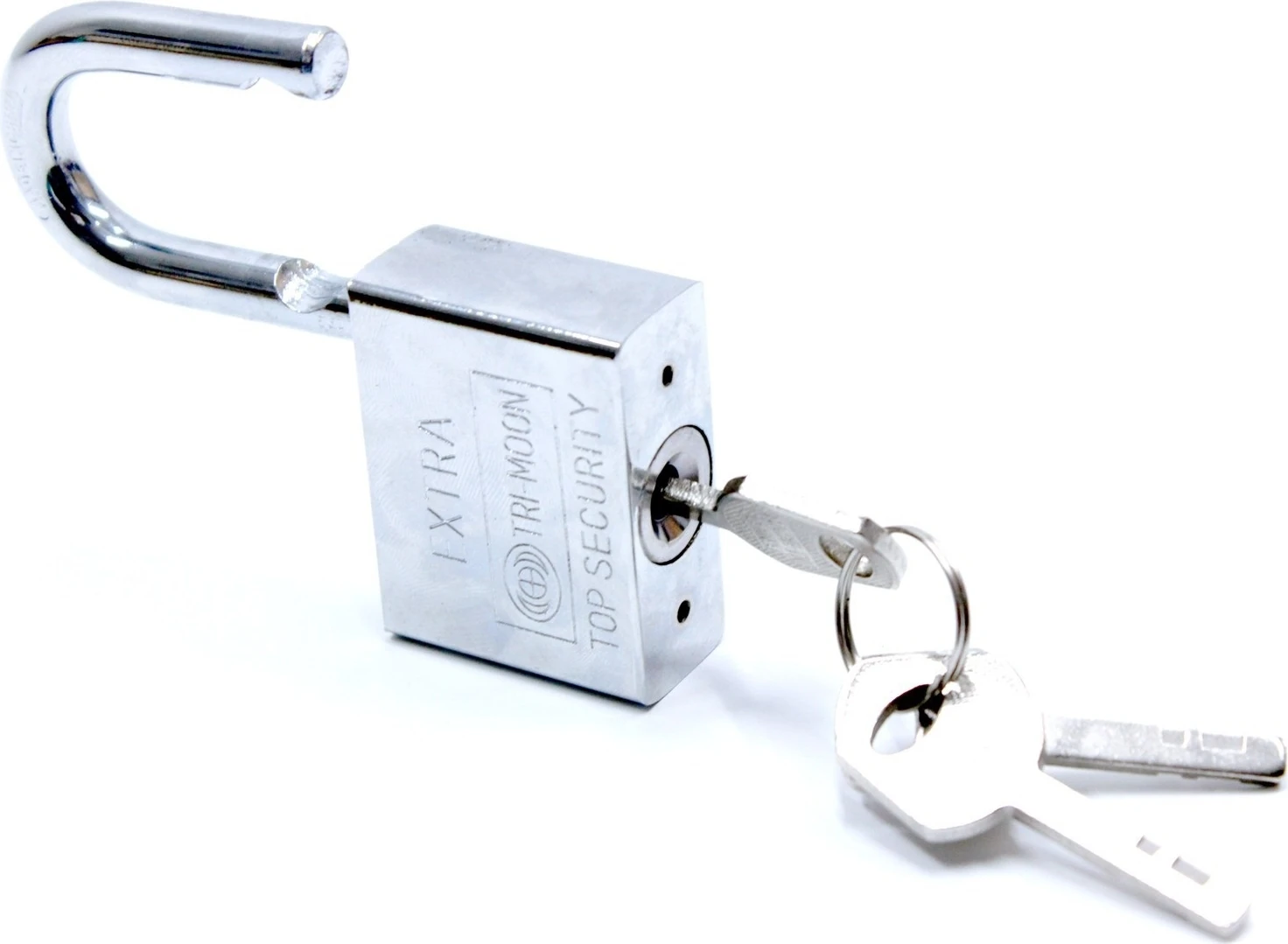 Akıllı Anahtarlı Asma Kilit 3lü Set - Mastercare Tri-Moon Master Anahtarlı 3 Lü Çelik Asma Kilit