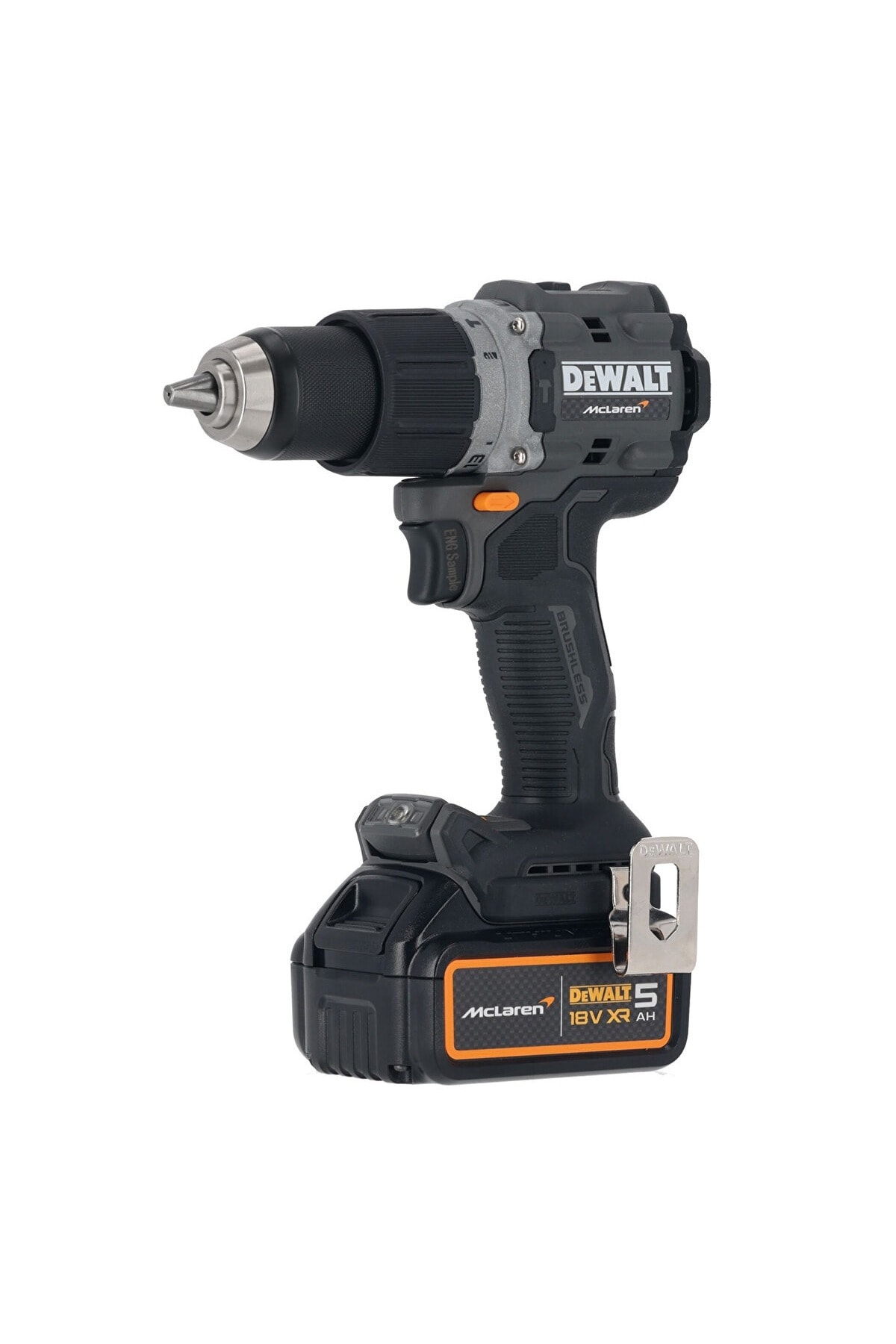 DEWALT DCK200MP2T-QW X Mclaren 2'li Set Şarjlı Vidalama Kömürsüz Akülü Torklu Darbeli Matkap 5.0 Ah.