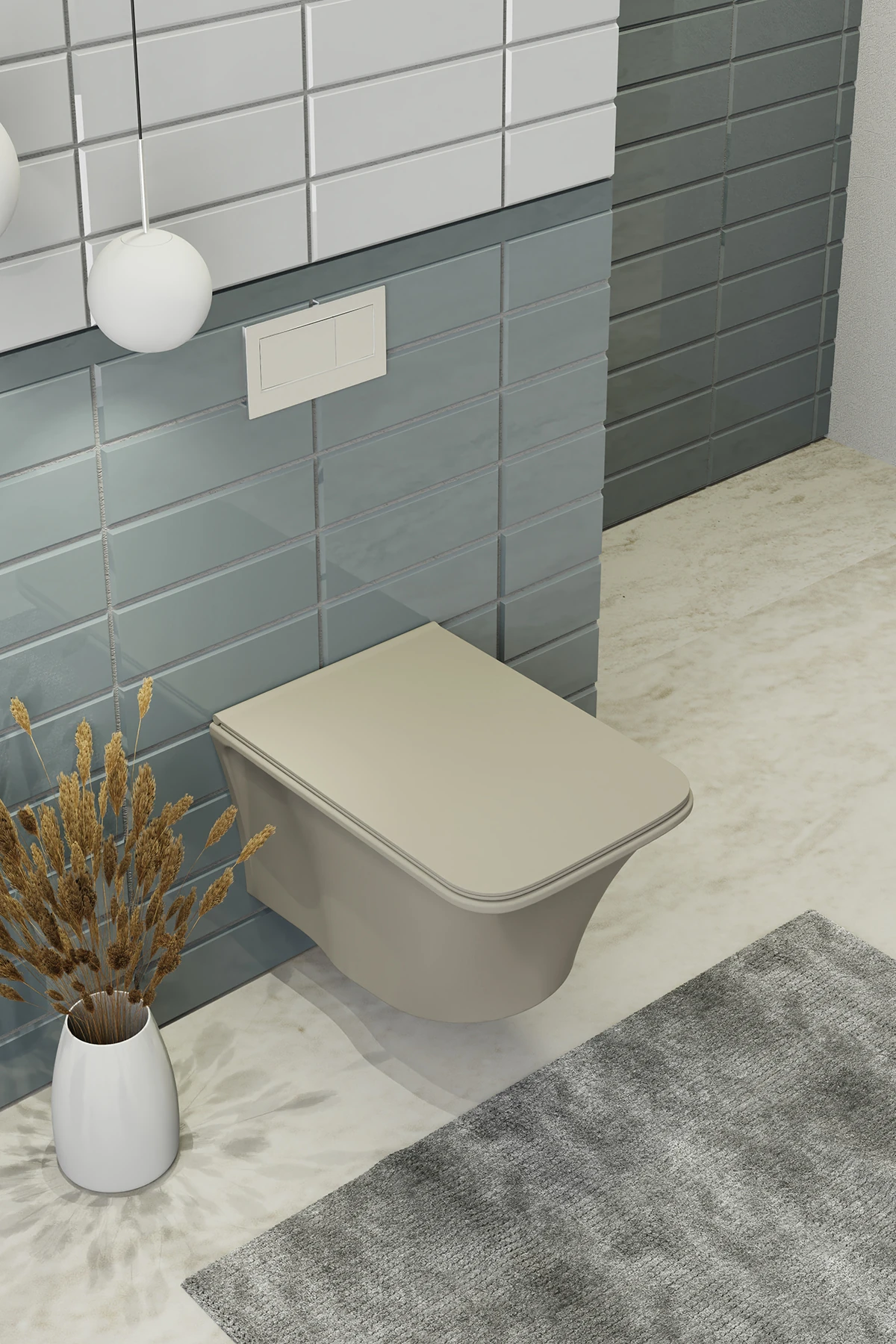 İbiza Asma Klozet + Klozet Kapağı