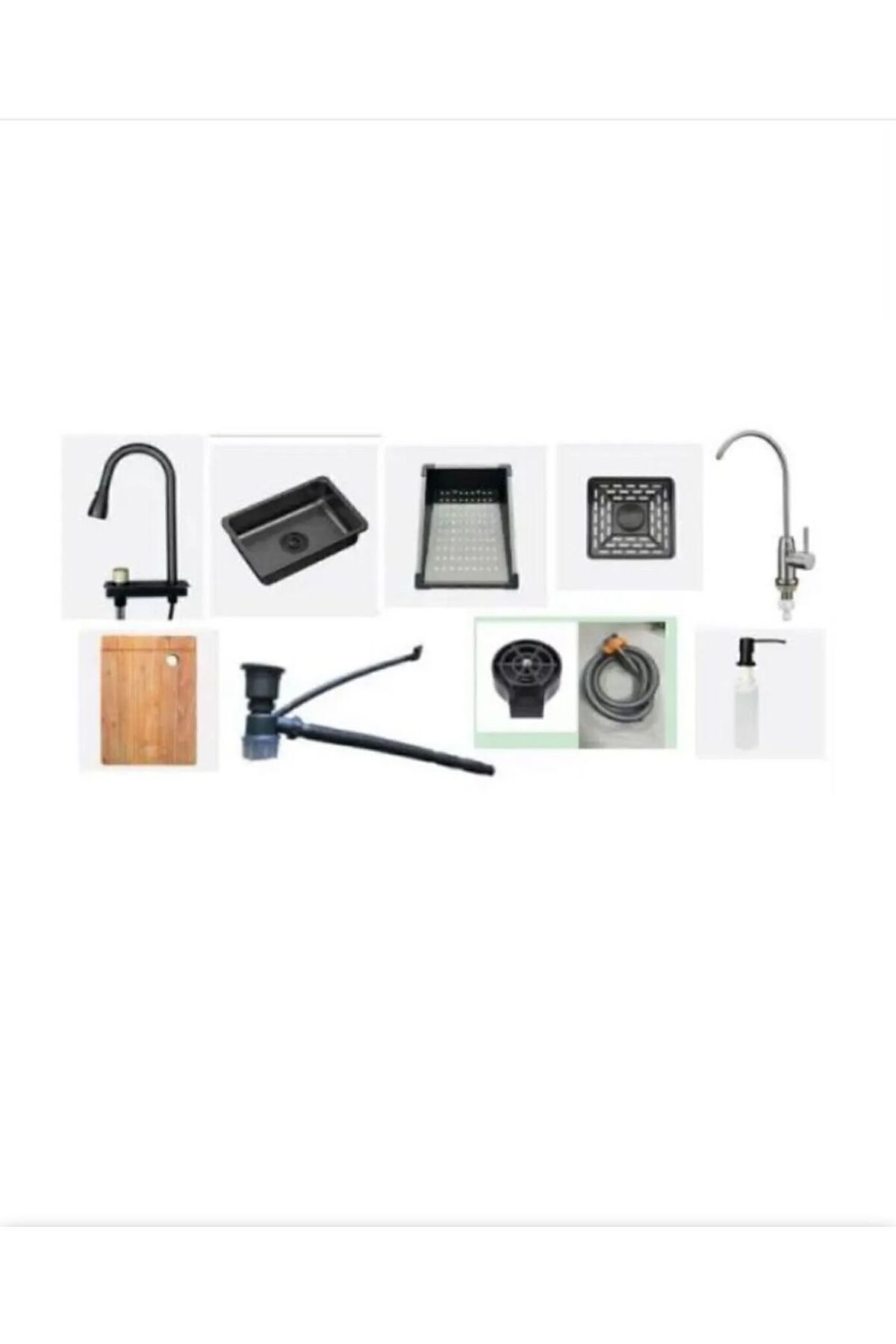 PASLANMAZ KROM TEKNOLOJİK EVİYE SETİ 3  FONSKİYONLU EVİYE BATARYASI AKSESUAR DAHİL